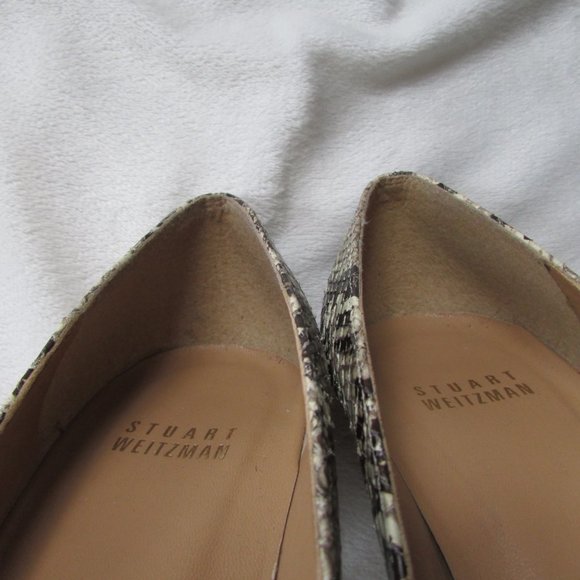 Stuart Weitzman Python Print Pump Heels - Picture 10 of 16